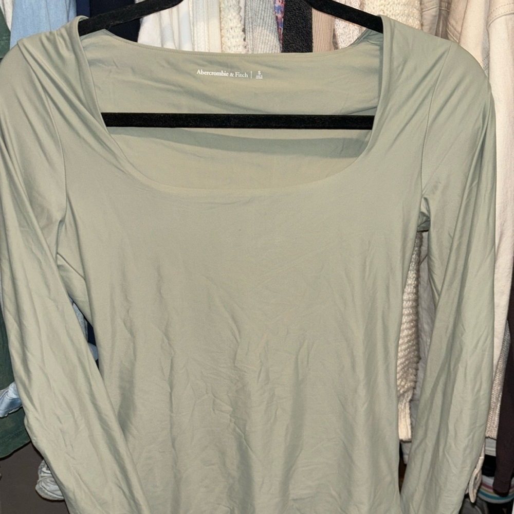 Abercrombie and fitch seamless square neck top